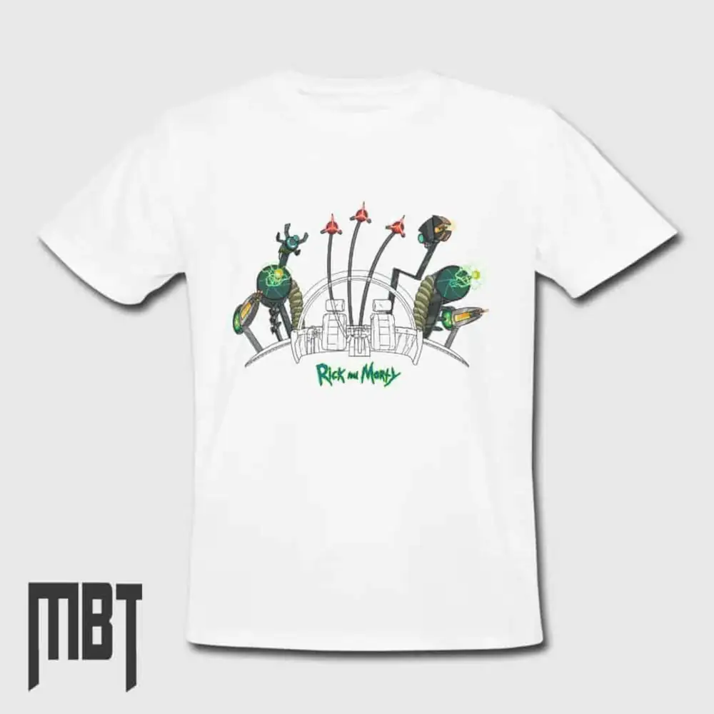 Rick And Morty T-Shirt, Rick And Morty Cartoon Artwork Tee-Shirt #22