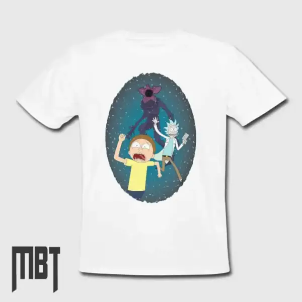 Rick And Morty T-Shirt, Rick And Morty Cartoon Artwork Tee-Shirt #8