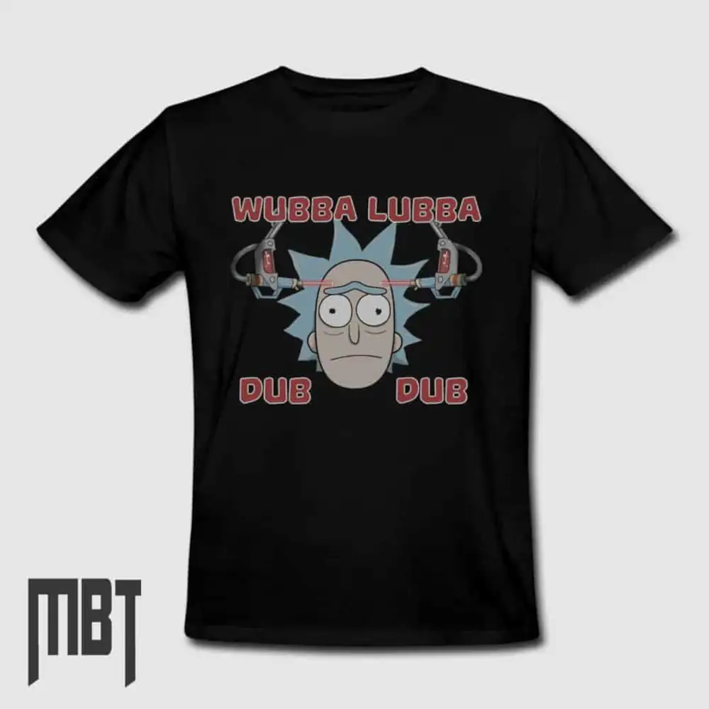 Rick And Morty T-Shirt, Rick And Morty Wubba Dubba Lub Lub Tee-Shirt #25