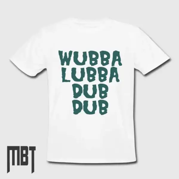Rick And Morty T-Shirt, Rick And Morty Wubba Lubba Dub Dub Tee-Shirt #17