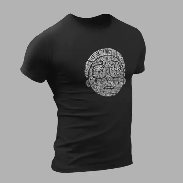 Rick and Morty T-Shirt, Rick and Morty Artwork Black T-Shirt