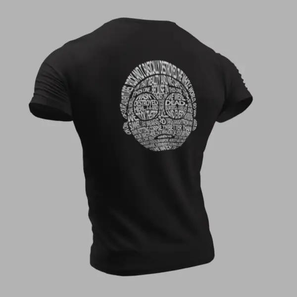 Rick and Morty T-Shirt, Rick and Morty Artwork Black T-Shirt - Image 2