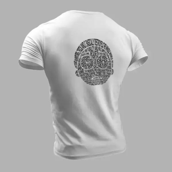 Rick and Morty T-Shirt, Rick and Morty Artwork White T-Shirt - Image 2