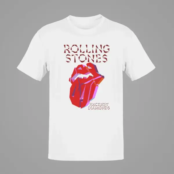 Rolling Stones T-Shirt, Rolling Stones Hackney Diamonds White T-Shirt