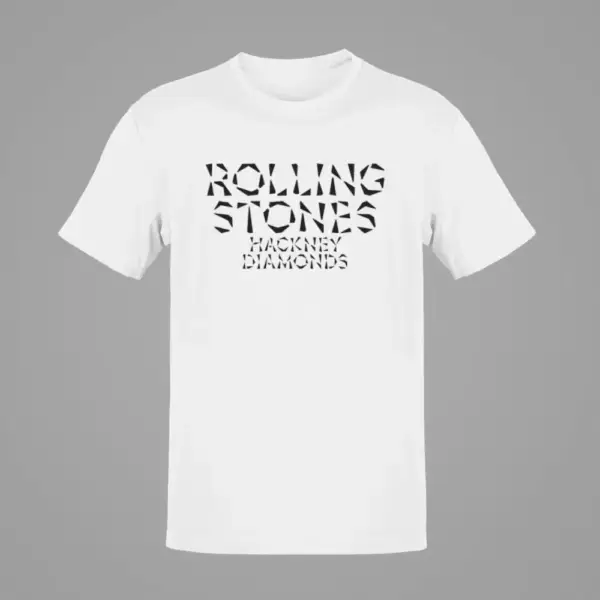 Rolling Stones T-Shirt, Rolling Stones Hackney Diamonds White T-Shirt