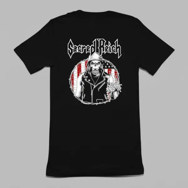 Sacred Reich T-Shirt, Sacred Reich Artwork Black T-Shirt - Image 2