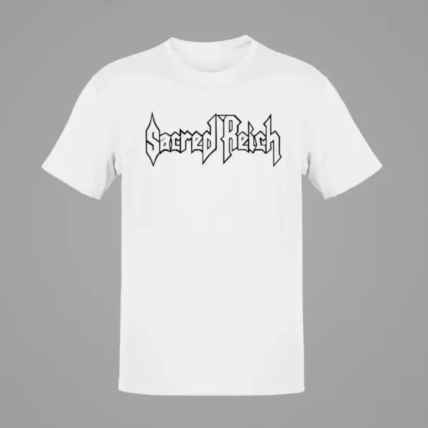 Sacred Reich T-Shirt, Sacred Reich Logo White T-Shirt