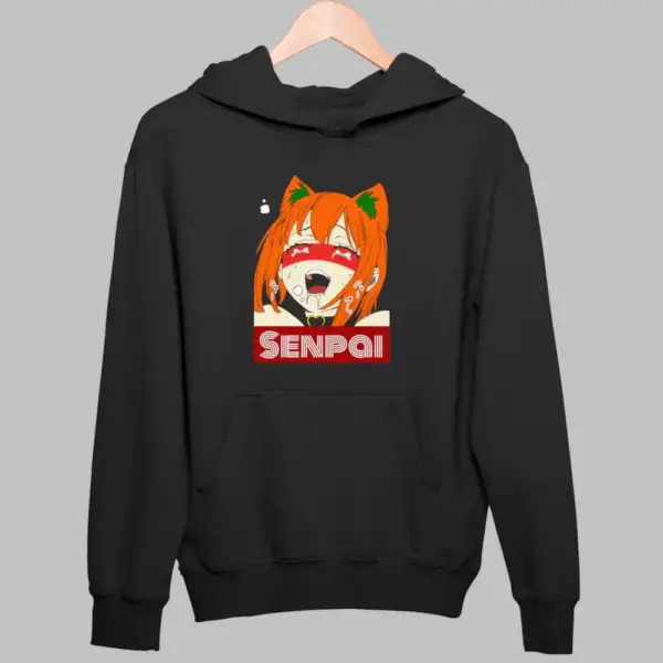 Senpai Hoodie, Senpai Black Sweatshirt