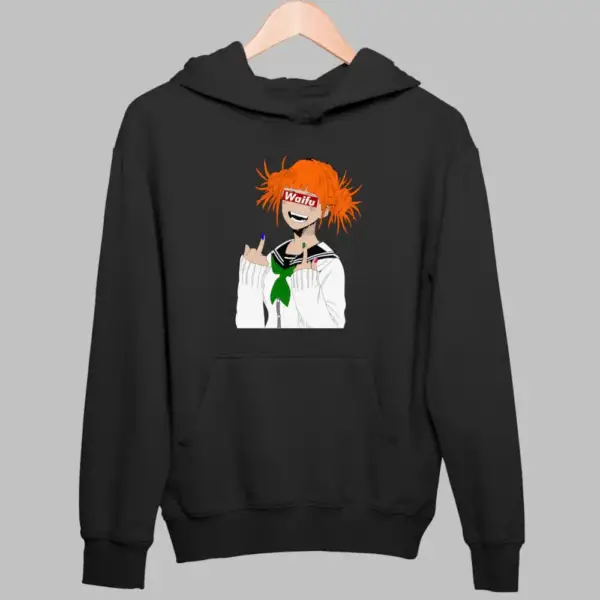 Senpai Hoodie, Waifu Black Sweatshirt