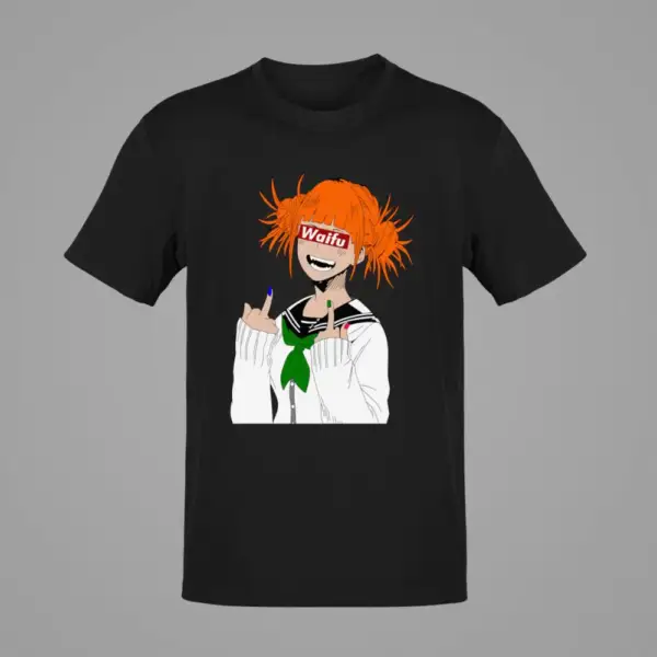Senpai T-Shirt, Waifu Black T-Shirt