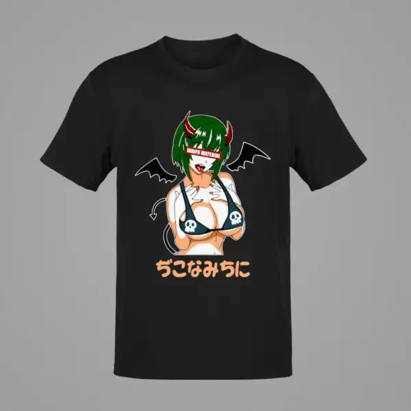 Senpai T-Shirt, Waifu Material Black T-Shirt