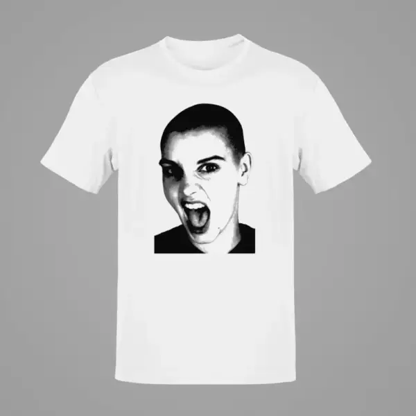 Sinéad O'Connor T-Shirt, Sinéad O'Connor White T-Shirt