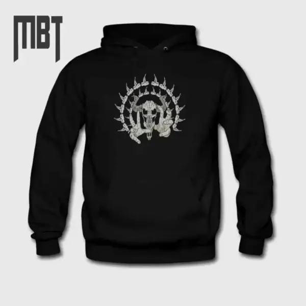 Skullhead Hoodie, Skullhead Heavy Metal Hooded Sweatshirt