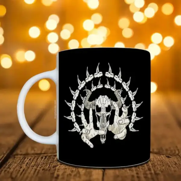 Skullhead Mug, Skullhead Heavy Metal Coffee Mug