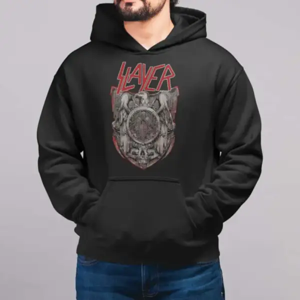 Slayer Eagle Logo Hoodie, Thrash Metal Merch