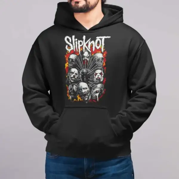 Slipknot Artwork Hoodie, Heavy Metal Merch