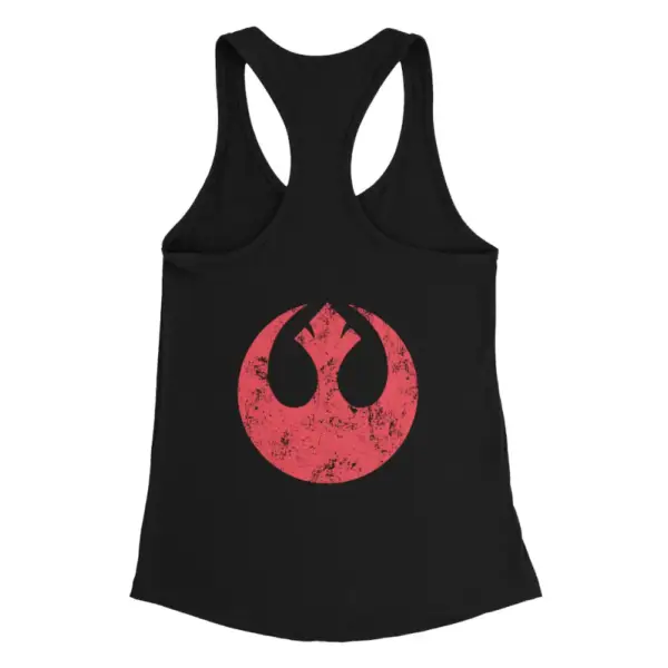 Star Wars Tank Top, Star Wars Rebel Alliance Black Tank Top - Image 2