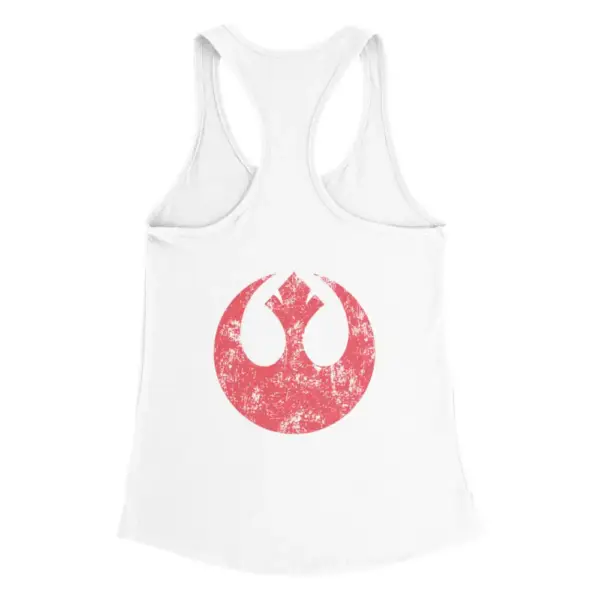 Star Wars Tank Top, Star Wars Rebel Alliance White Tank Top - Image 2