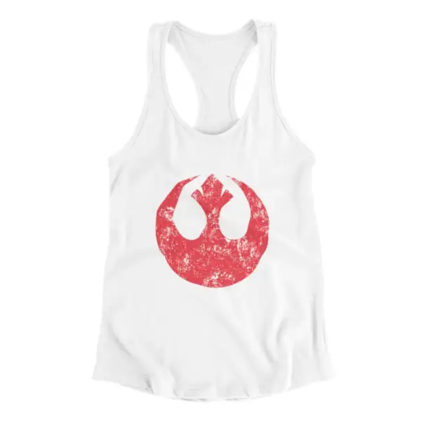 Star Wars Tank Top, Star Wars Rebel Alliance White Tank Top