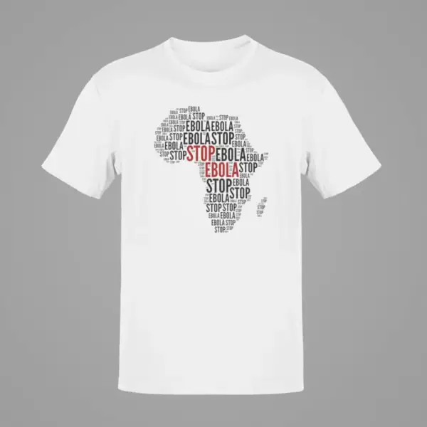 Stop Ebola T-Shirt, Stop Ebola White T-Shirt
