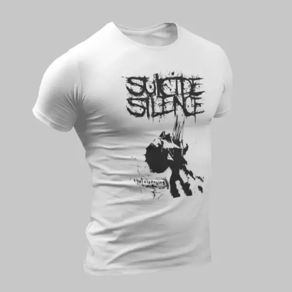 Suicide Silence T-Shirt, Suicide Silence The Cleansing White T-Shirt