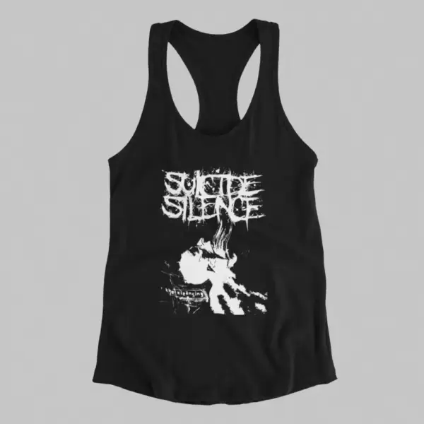 Suicide Silence Tank Top, Suicide Silence The Cleansing Black Athlete