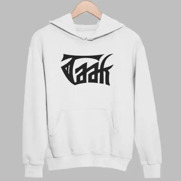Taak Hoodie, Taak Logo White Sweatshirt