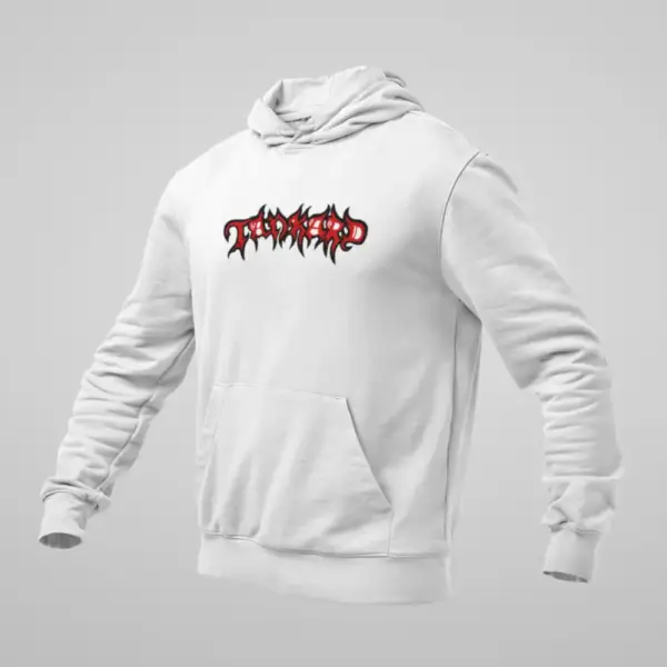 Tankard Hoodie, Tankard Logo White Hoodie