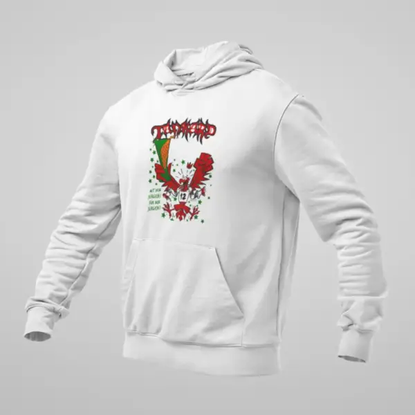 Tankard Hoodie, Tankard Schwarz‐weiss wie Schnee White Hoodie