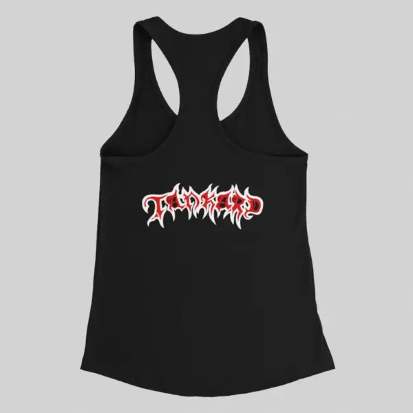 Tankard Tank Top, Tankard Logo Black Tank Top - Image 2