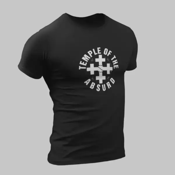 Temple of the Absurd T-Shirt, Temple of the Absurd Logo Black T-Shirt