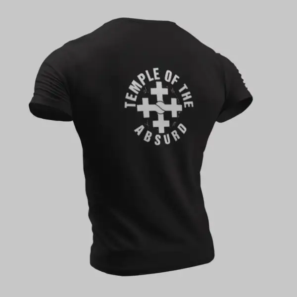 Temple of the Absurd T-Shirt, Temple of the Absurd Logo Black T-Shirt - Image 2