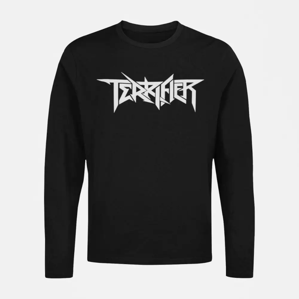 Terrifier Longsleeve T-Shirt, Terrifier Logo Black Long Sleeve