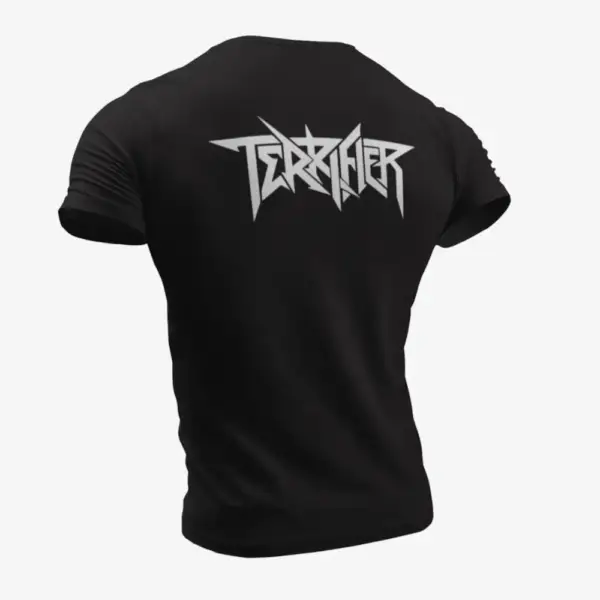 Terrifier T-Shirt, Terrifier Logo Black Tee Shirt - Image 2