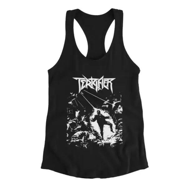 Terrifier Tank Top, Terrifier Weapons of Thrash Destruction Black Tank Top