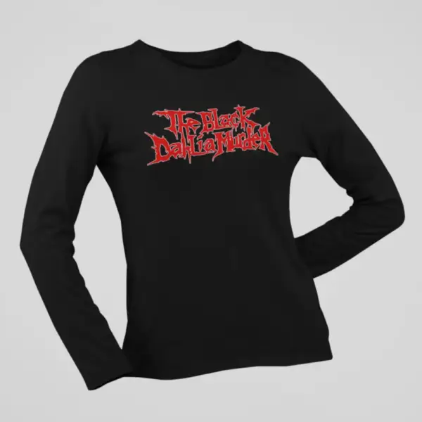 The Black Dahlia Murder Long Sleeve, Black Dahlia Logo Black Longsleeve