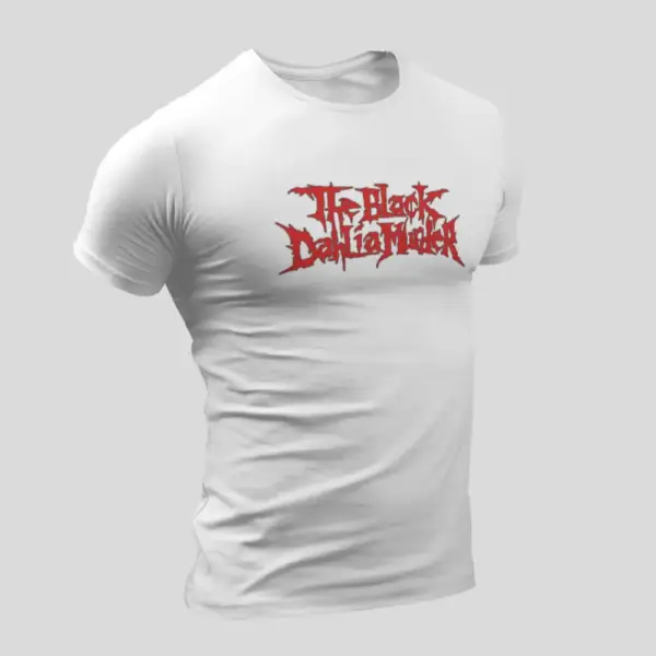 The Black Dahlia Murder T-Shirt, Black Dahlia Logo White T-Shirt