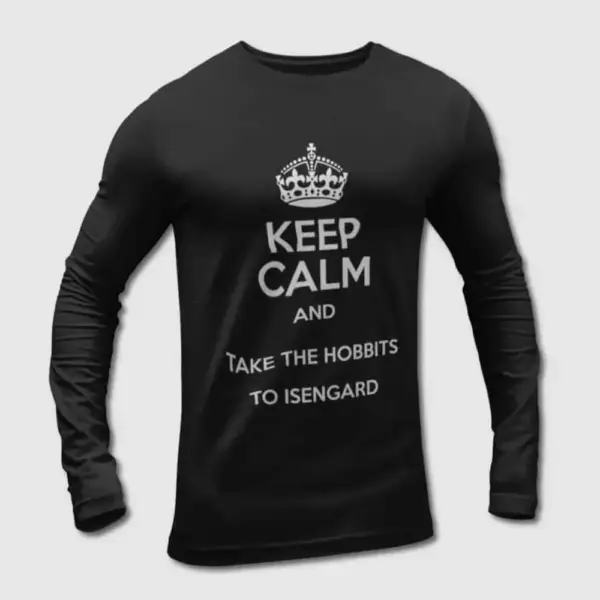 The Lord of the Rings Long Sleeve T-Shirt, They're Taking the Hobbits to Isengard Long Sleeve Tee-Shirt