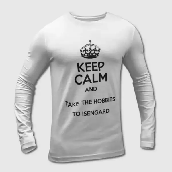 The Lord of the Rings Long Sleeve T-Shirt, They're Taking the Hobbits to Isengard Long Sleeve Tee-Shirt