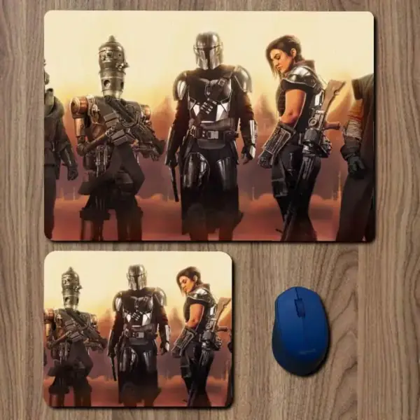 The Mandalorian Mouse Pad, The Mandalorian Tv Series Large Mousepad for Gamers