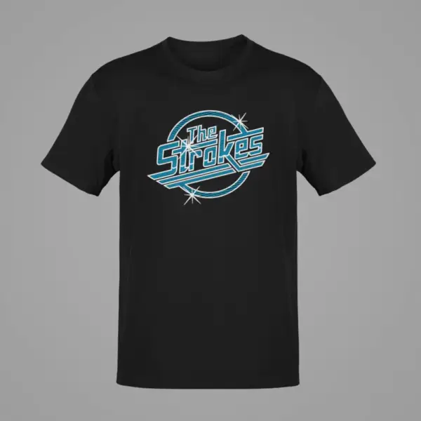 The Strokes T-Shirt, The Strokes Logo Black T-Shirt