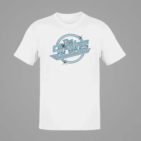 The Strokes T-Shirt, The Strokes Logo White T-Shirt