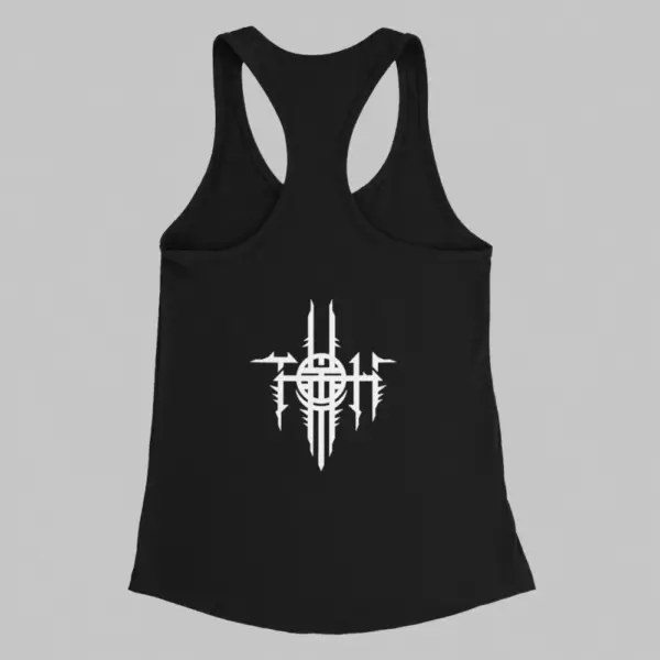 Torture of Hypocrisy Tank Top, Torture of Hypocrisy Logo Black Athlete - Image 2