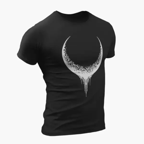 Uada T-Shirt, Uada Moon Logo Black T-Shirt
