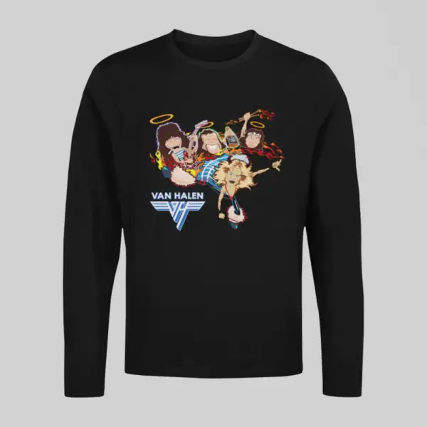 Van Halen Artwork Black Longsleeve T-Shirt