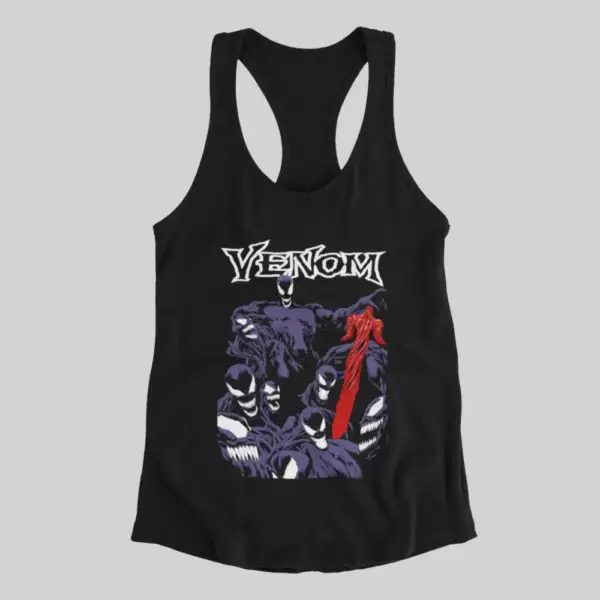 Venom Tank Top, Venom Artwork Black Tank Top