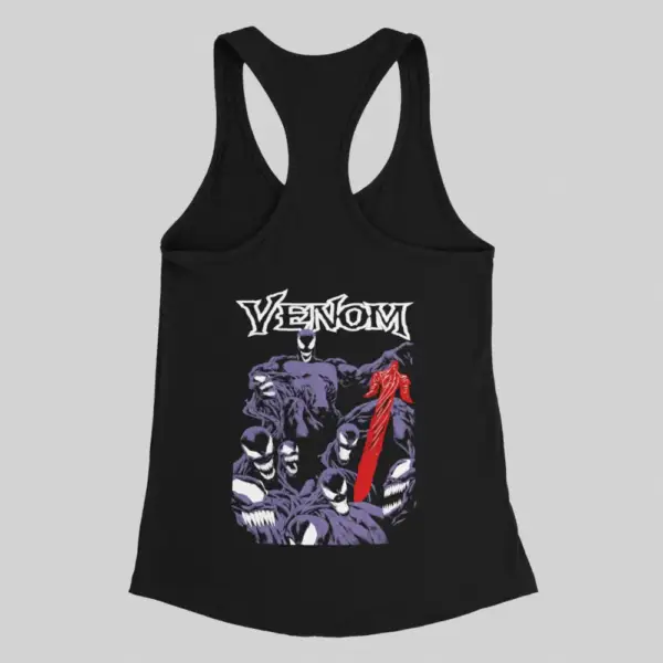 Venom Tank Top, Venom Artwork Black Tank Top - Image 2