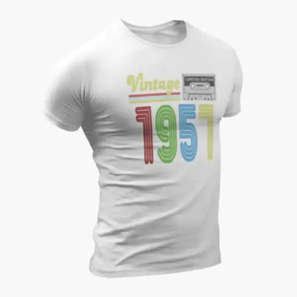 Vintage 1957 T-Shirt, Vintage 1957 Teyp Cassette Limited Edition White T-Shirt