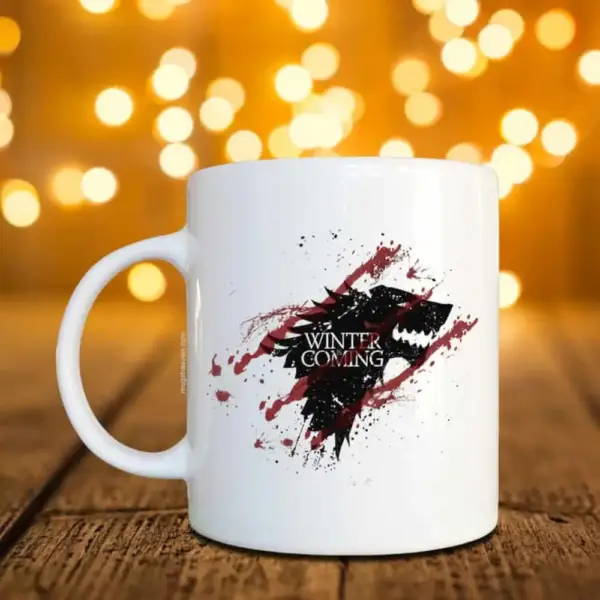 Winter Is Coming Mug, Stark Coffee Mug