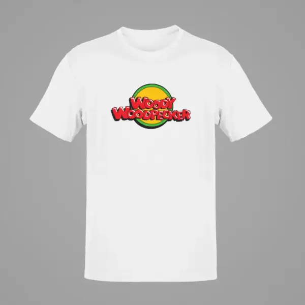Woody Woodpecker T-Shirt, Woody Woodpecker White T-Shirt